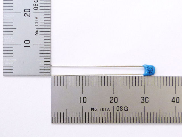 積層セラミックコンデンサー 0.33μF50V Y5V 2.54mm: 受動部品 秋月電子