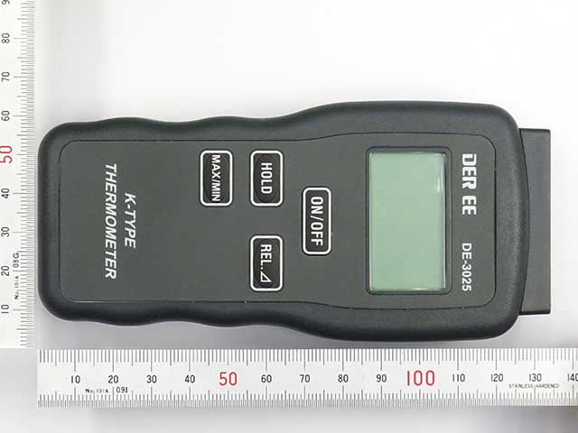 K型熱電対 高精度デジタルハンディ温度計 DE-3025: 計測器・センサー