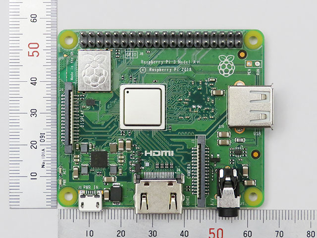 Raspberry Pi 3 Model A+ (ラズベリーパイスリーモデルエープラス)