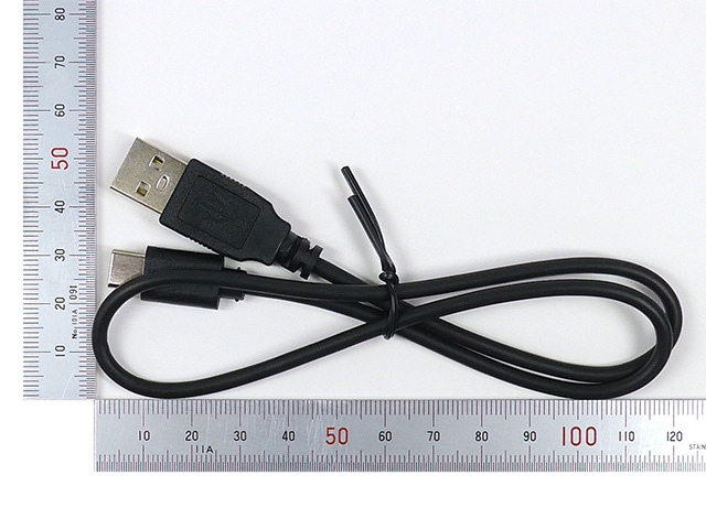 USBケーブル USB2.0 Type-Aオス⇔Type-Cオス 0.5m: ケーブル
