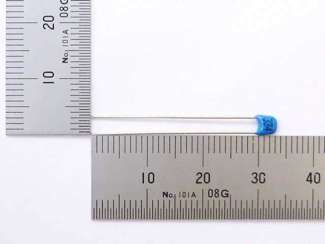 積層セラミックコンデンサー 0.33μF50V Y5V 2.54mm: 受動部品