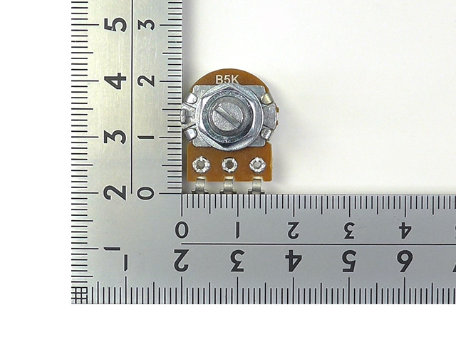 小型ボリューム 5KΩB: 受動部品 秋月電子通商-電子部品・ネット通販
