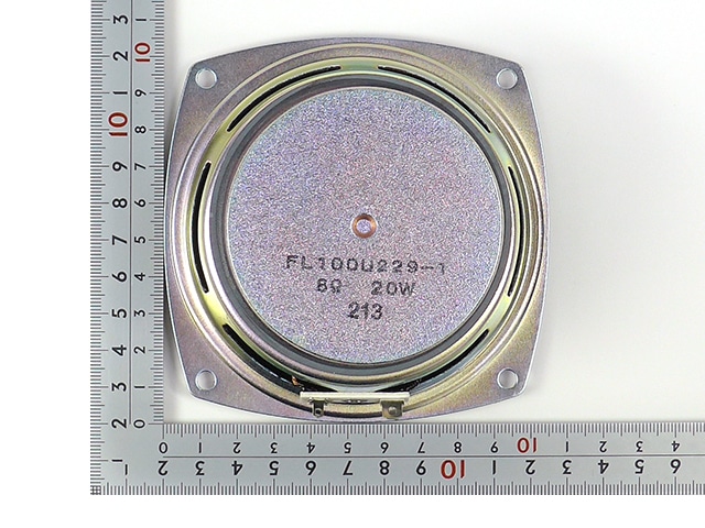 チャゲアス 20周年記念スピーカー 美品 低域用スピーカーユニット 10cm(100mm) 8Ω 20W: 受動部品 秋月