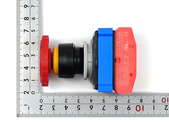 たんたんさま専用3 非常停止用押しボタンスイッチ 丸型2接点 赤: 制御部品・駆動