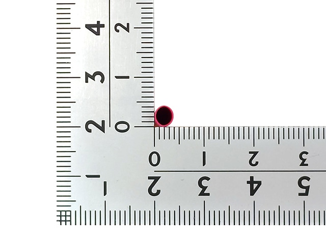 ぽぽこ 熱収縮チューブ スミチューブF(Z) 赤 Φ3×0.25×1m: 工具・工作用品 秋月