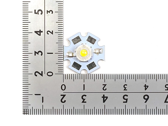 3W放熱基板付昼光色パワーLED 6500K 120° OSW4XNE3C1S-N: オプト