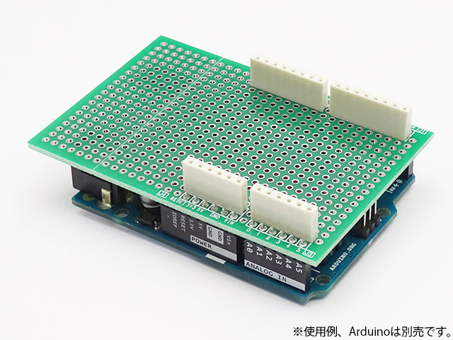 Arduino用ユニバーサルシールドキット(白)