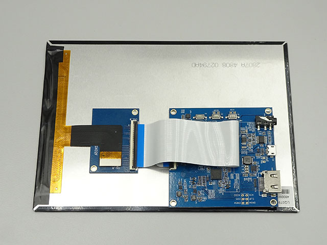 SHARP 7.9インチ高精細IGZO液晶パネルセット 1536×2048ドット ラズパイ用