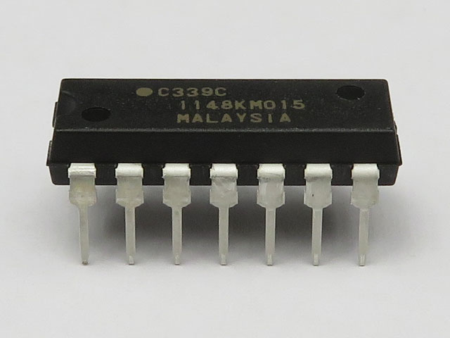 4回路入コンパレータ μPC339C