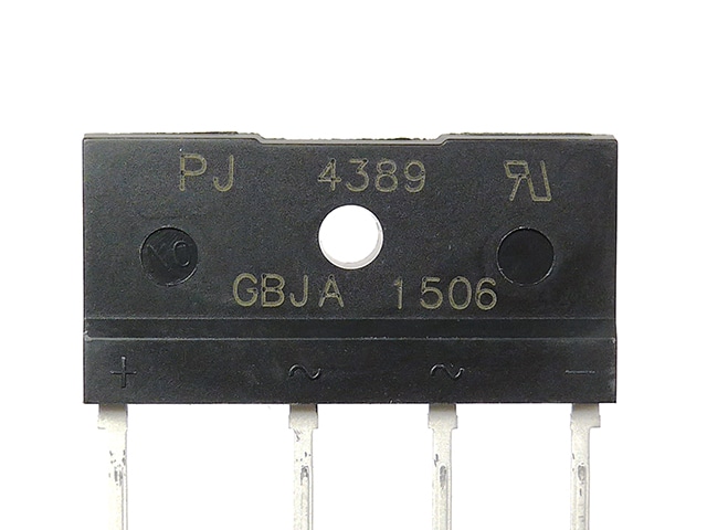 低背ブリッジダイオード 600V15A GBJA1506: 半導体 秋月電子通商