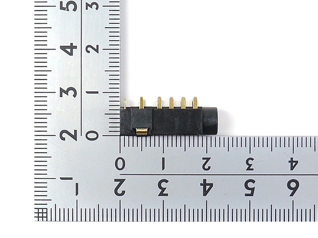 4.4mm5極バランス接続ジャック 基板取付用 NBA1-24-001 4.4mm5極バランス接続ジャック 基板取付用 NBA1-24-001