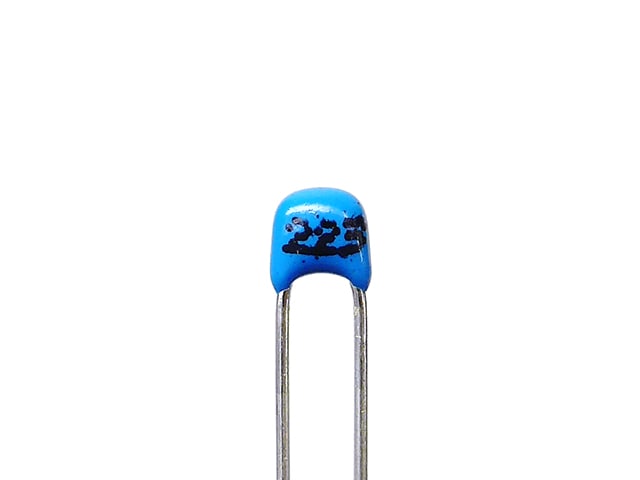 積層セラミックコンデンサー 0.022μF50V X7R 2.54mmピッチ: 受動