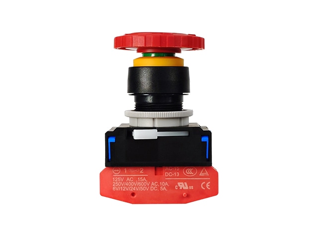 非常停止用押しボタンスイッチ 丸型1接点 赤: 制御部品・駆動