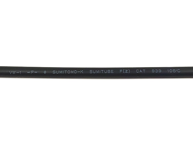 熱収縮チューブ スミチューブF(Z) 黒 Φ6×0.25×1m: 工具・工作用品 秋月