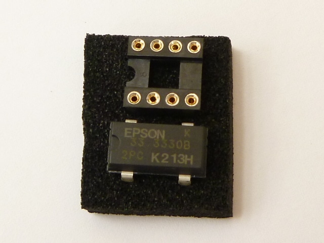 クリスタルオシレーター(33.333MHz)SG-8002DC(3.3V): 受動部品