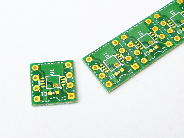 デュアルオペアンプ専用標準DIP化変換基板