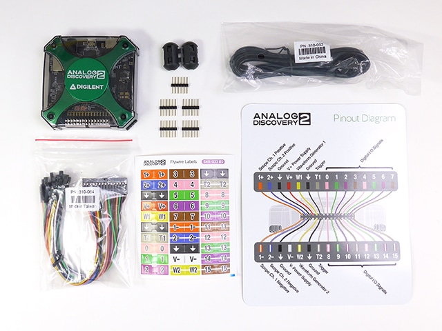 Analog Discovery 2 アナログ回路万能測定ツール: 計測器・センサー 
