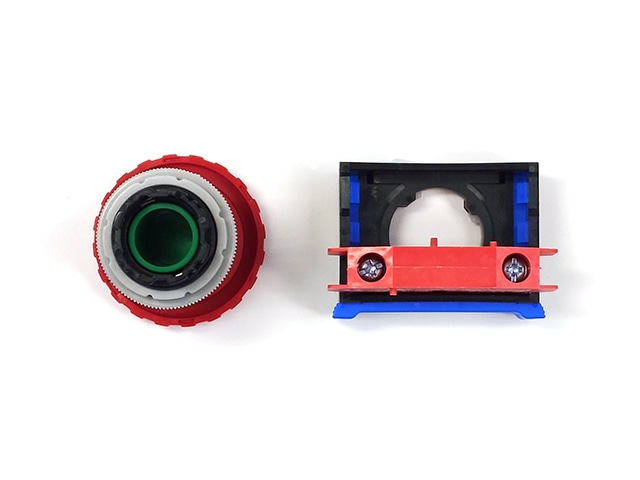 織部さま 専用 非常停止用押しボタンスイッチ 丸型1接点 赤: 制御部品・駆動