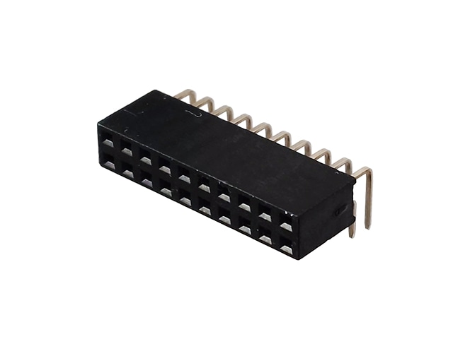 【専用】015/L-P2枚 ピンソケット L型 2×10 (20P): ケーブル・コネクター 秋月電子通商
