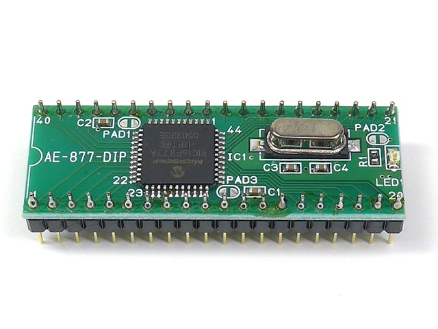 AKI-PIC16F877A-20/ICスタンプ(クリスタル版 丸ピン接続タイプ): 開発