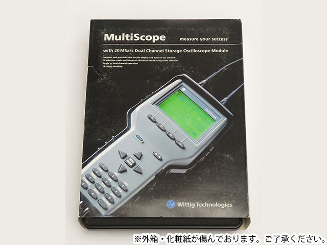 20MHzサンプリング2chハンディー・オシロスコープ MultiScope 22-321