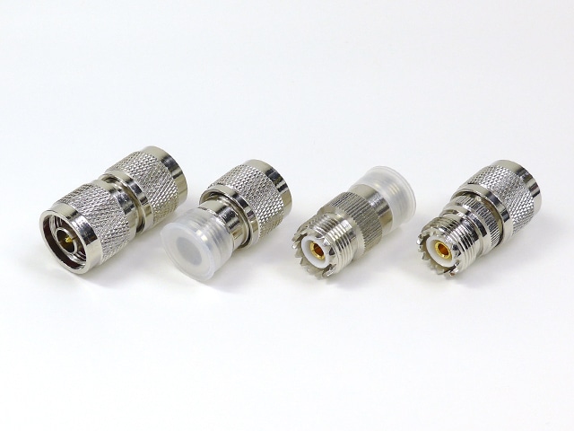 変換コネクターセット N-P⇔UHF-P/N-J⇔UHF-P/N-P⇔UHF-J/N-J⇔UHF-J