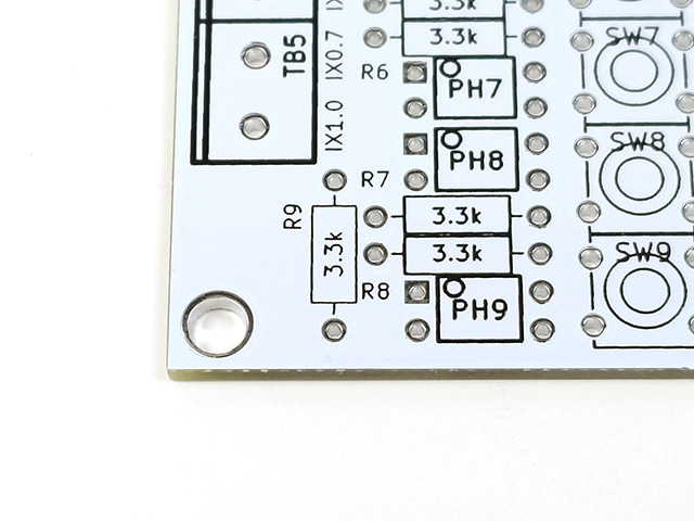ESP32-DevKitC用アイソレートI/O基板(C): 基板・ブレッドボード・ラグ
