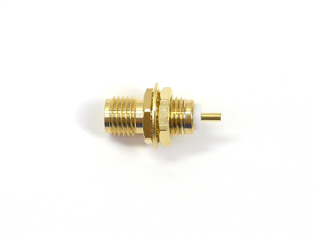 確認用です(≧∇≦)b SMAコネクター SMA-J パネル用 金メッキ: ケーブル・コネクター