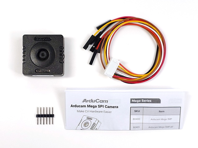 Raspberry Pi カメラモジュール MEGA SPI Camera: 開発ツール・ボード