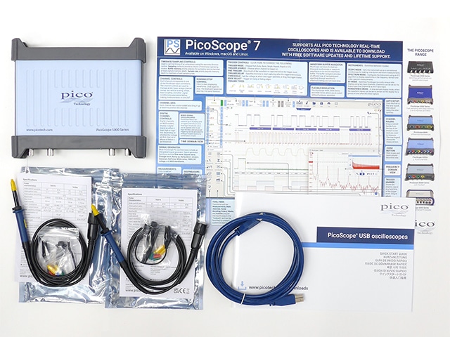 USBオシロスコープ Picoscope5243D: 計測器・センサー・ロガー 秋月