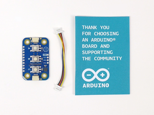Tactical Button For Arduino Arduino Modulino Buttons: 開発ツール・ボード 秋月電子通商-電子部品・ネット通販