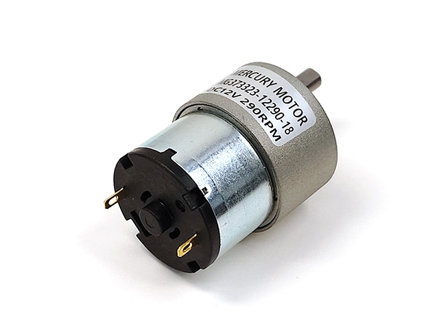 GOLDEE GM-90 モーター 12V DC ギアードモーター 12V 1:18.8 290RPM: 制御部品・駆動部品 秋月電子
