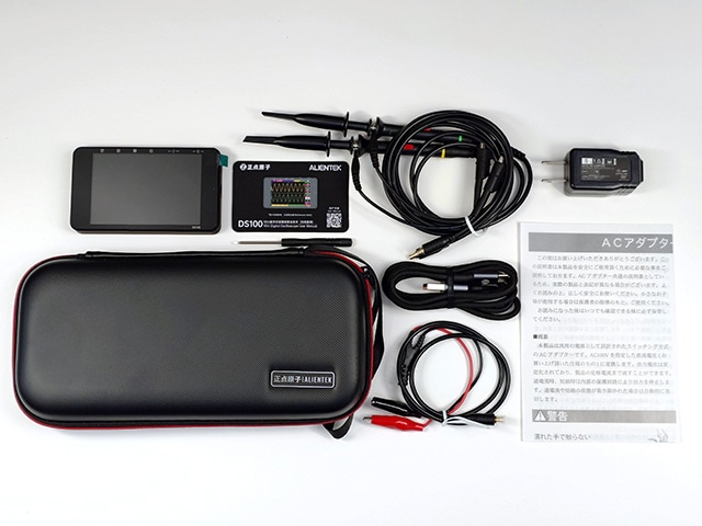 ハンドヘルドオシロスコープ&シグナルジェネレーター DS100: 計測器
