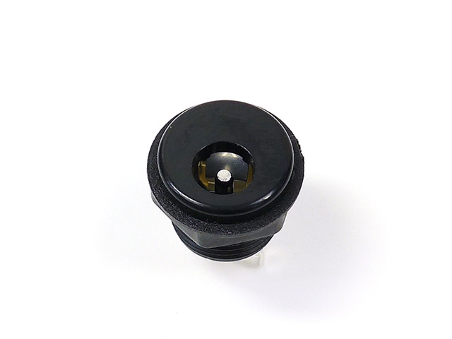 2.1mm標準DCジャック パネル取付用 MJ-10A: ケーブル・コネクター 秋月