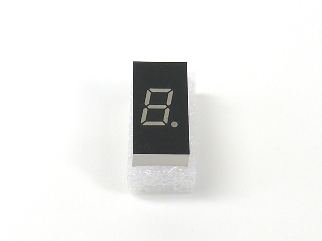 赤色7セグメントLED表示器 カソードコモン(カソード共通接続