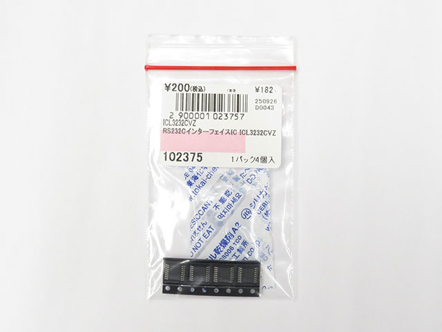 RS232CインターフェイスIC ICL3232CVZ: 半導体 秋月電子通商-電子部品