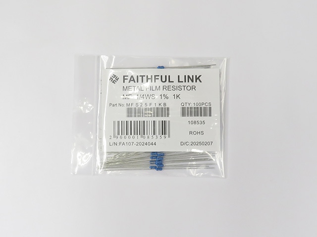 日本製 KOA 1/4W小型金属皮膜抵抗 MFS 約1700本～まとめて 日本製 KOA 1/4W小型金属皮膜抵抗 MFS 約1700本～まとめて 日本