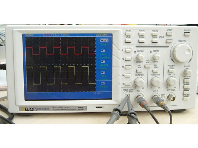 ポータブル・カラーオシロスコープ PDS-6062T 60M2ch250Msps TFT: 計測 ...