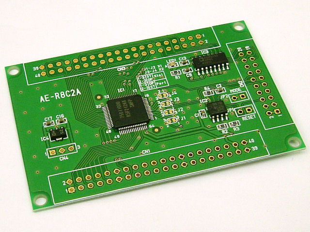 R8C/2Aマイコンボード: 開発ツール・ボード 秋月電子通商-電子部品
