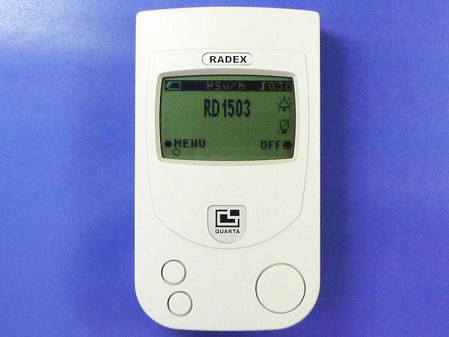放射能【新品未使用】放射能測定器　RADEX　QUARTA　RD1503