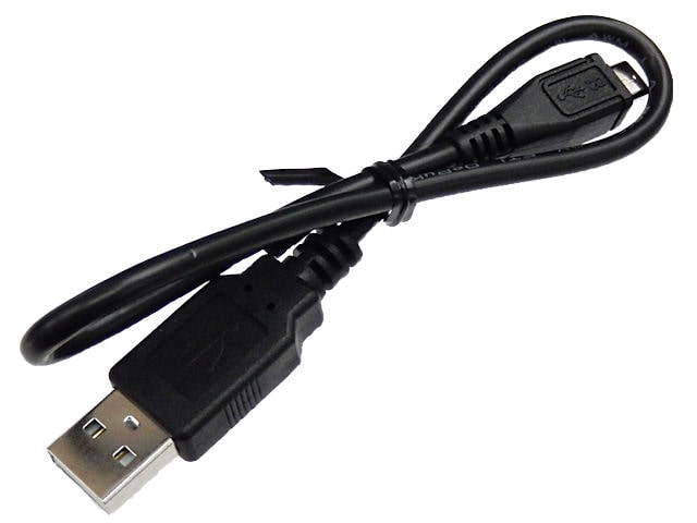 USBケーブル USB2.0 Aオス-マイクロBオス 0.3m A-microB