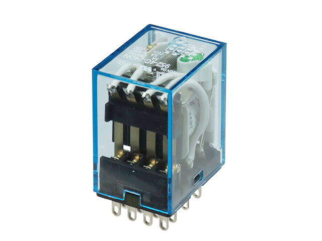 24V 4回路C接点 リレー 952-4C-24DN LEDインジケータ付