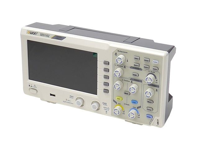 デジタルストレージオシロ 2ch100MHz ACアダプター付 SDS1102: 計測器 