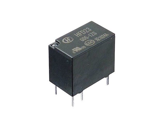 5V小型リレー 接点容量:2A HFD23/005-1ZS: 制御部品・駆動部品 秋月