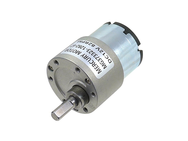 ギアードモーター 12V 1:67 82RPM: 制御部品・駆動部品 秋月電子