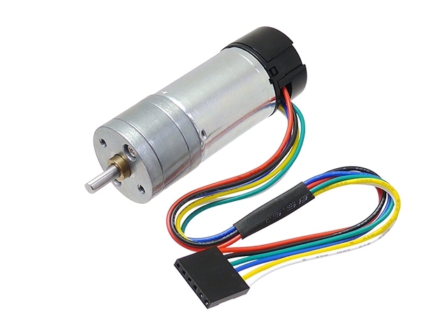 ギアードモーター 12V 1:20.4 500RPM 25D: 制御部品・駆動部品