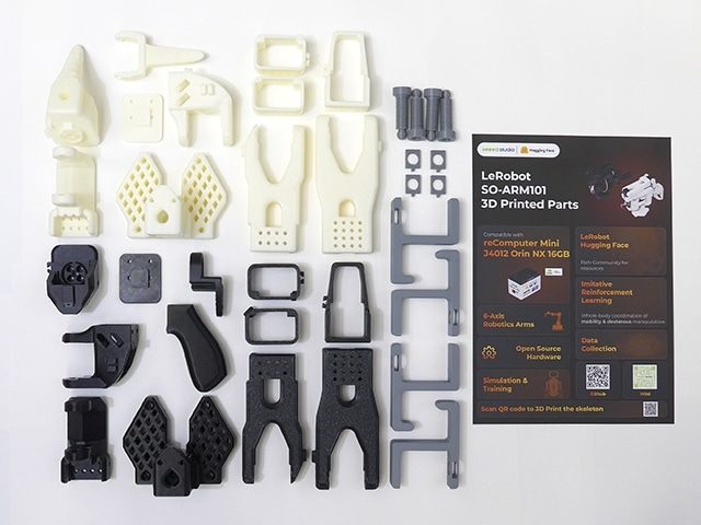 SO-101 kit 新品 SO-ARM101 キットセット SO-101 オープンソースロボットアームキット: キット一般 秋月
