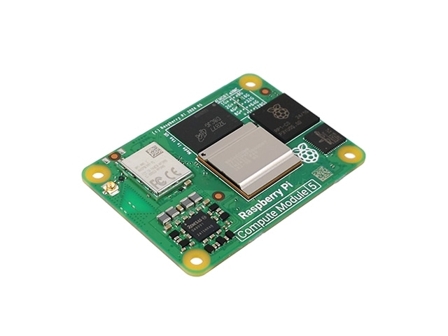 Raspberry Pi Compute Module 5 (RAM:4GB eMMC:16GB 無線機能搭載