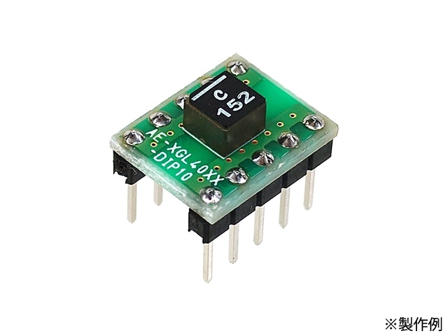 チップインダクター1.5μH XGL4030-152M DIP化モジュール: 受動部品 
