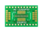 SSOP20ピン(0.65mm)・SOP20ピン(1.27mm)DIP変換基板: 基板